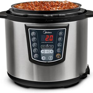 Panela de Pressão Elétrica Midea 6L, Inox/Preto | Digital, 220v - Imagem 7