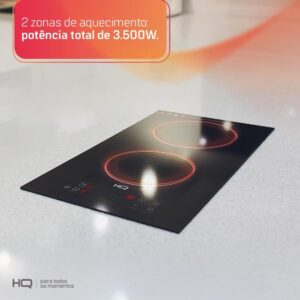 Cooktop De Indução Embutir HQ 2 Bocas Painel Touch 3500W Preto HQ-IDE3502 220V - Imagem 8