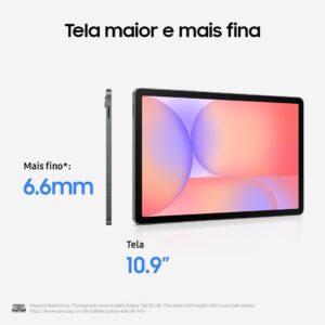 Galaxy Tab S10 Lite, 128GB, Tela 10.9" | WIFI, Cinza - Imagem 2
