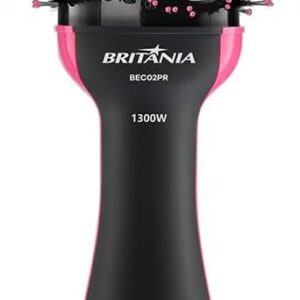 Escova Secadora Britânia BEC02PR 1300W | Bivolt, 4 em 1 - Imagem 1