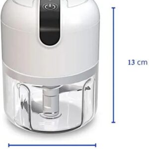 Mini Processador De Alimentos 3 Lâminas Elétrico Bivolt Usb ( Cores variadas) - Imagem 3