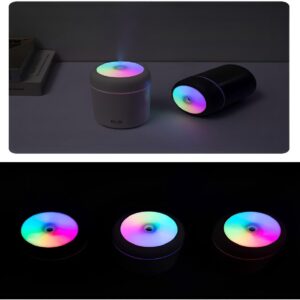 Mini Humidificador Ar Portátil Purificador Usb Colorido U39 (Preto) - Imagem 4