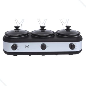 Rechaud Elétrico Triplo Buffet Slow Cooker 3 Panelas 220v - Imagem 4