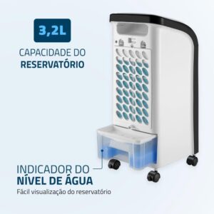 Climatizador de Ar Portátil Mondial Fresh Air | 4 Funções, com Controle Remoto, CL-03, 110V - Imagem 6