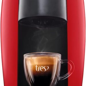 Cafeteira Espresso e Multibebida 3 Corações LOV | TRES, Vermelha, 127V - Imagem 1