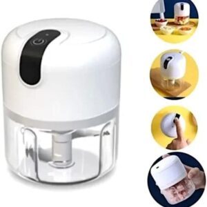 Mini Processador De Alimentos 3 Lâminas Elétrico Bivolt Usb ( Cores variadas) - Imagem 6