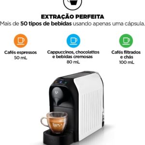 Cafeteira Espresso e Multibebida 3 Corações Passione, Branca | TRES, 127V - Imagem 5