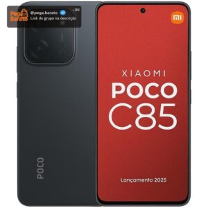 Smartphone Xiaomi Poco C85 NFC Preto 8GB RAM 256GB ROM | nfc - Imagem 1