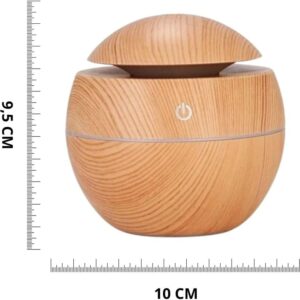 Umidificador Difusor de Ar Ultrassônico Elétrico Silencioso Portátil Aromas de Oleos Essenciais Aromaterapia - Imagem 2