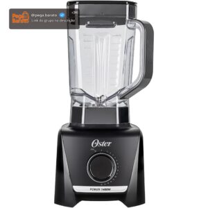 Liquidificador Oster 3,2L, 220V | 1400, Full, Preto - Imagem 1