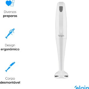 Mixer de Mão 200W Elgin Compacto e Leve, ergonômico e fácil de limpar Branco 110v - Imagem 5