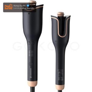 Modelador de Cachos Automático GOKOCO GD048, Barril 30mm | Bivolt 110v 127v 220v, Ondas Definidas com Iônico, 4 Temperaturas, Aquecimento 15s, Cachos Naturais Sem Esforço - Imagem 1