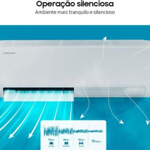 Samsung Ar-condicionado Split Digital Inverter Ultra Connect AI 24.000 BTUs Frio AR50F24D1AHNAZ Branco - Imagem 7