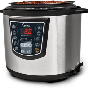 Panela de Pressão Elétrica Midea 6L, Inox/Preto | Digital, 220v - Imagem 3