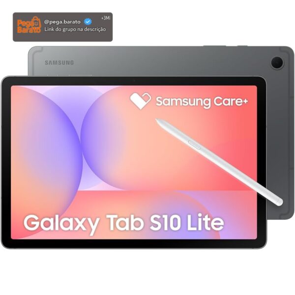 Galaxy Tab S10 Lite, 128GB, Tela 10.9" | WIFI, Cinza