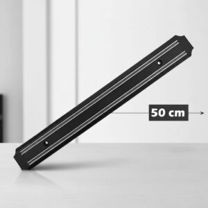 Barra Magnética para Facas e Ferramentas 50cm – Suporte de Parede com Ímã Forte Multiuso Cozinha Oficina - Imagem 5