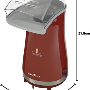 Pipoqueira, Poplite inox Bpi01vi, Vermelho, 220V, Britânia - Imagem 2