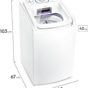 Máquina de Lavar Electrolux 11kg Branca Essential Care Easy Clean Filtro Fiapos 220v LES11 - Imagem 3