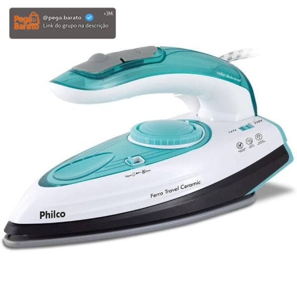 Ferro a Vapor Philco Travel Ceramic | Bivolt