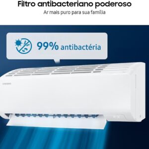 Samsung Ar-condicionado Split Digital Inverter Ultra Connect AI 24.000 BTUs Frio AR50F24D1AHNAZ Branco - Imagem 8