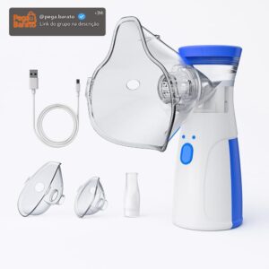 Nebulizador Inalador Ultrassônico Portátil USB Sem Fio Silencioso - Imagem 1