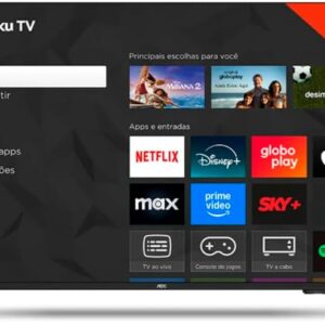 Smart TV LCD LED 32" AOC 32S5155/78G - Wi-Fi, HD, Quad Core, Dolby Áudio, 60 Hz - Imagem 2
