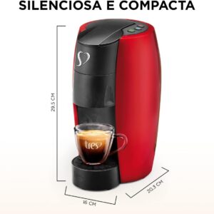 Cafeteira Espresso e Multibebida 3 Corações LOV | TRES, Vermelha, 127V - Imagem 5