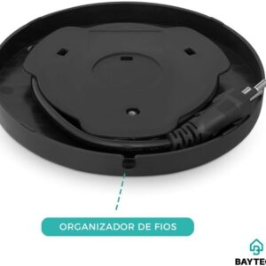 Chaleira Elétrica de Vidro 2 Litros 127/ 220V com Base Giratória 360° e Aquecimento Rápido 1000W (127V) - Imagem 5