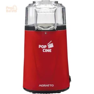 Pipoqueira AGRATTO VERMELHO | PO CINE PP02, COM DOSADOR, 1200W, 220V - Imagem 1