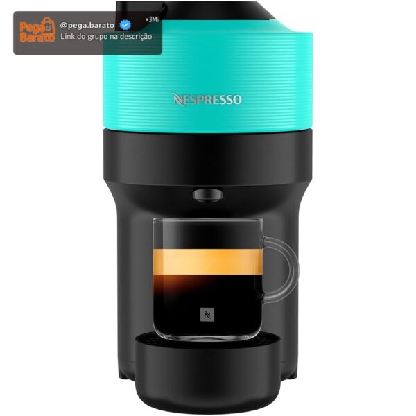Cafeteira Espresso Nespresso Vertuo Pop Verde Acqua 110V