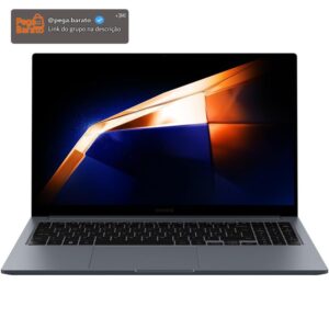 Galaxy Book4 Intel® Inside U300, Windows 11 Home, 8GB, 256GB SSD, UHD Graphics, 15.6" Full HD LED, 1.55kg*. - Imagem 1