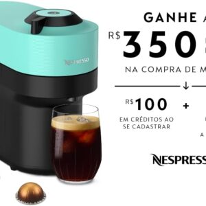 Cafeteira Espresso Nespresso Vertuo Pop Verde Acqua 110V - Imagem 3