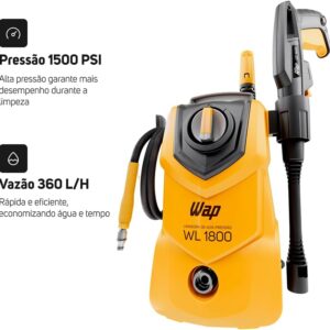 Lavadora de Alta Pressão WAP 1500psi 127V | WL 1800, 1400W, 360L/h, Portátil, com Jato em Leque e Concentrado - Imagem 8
