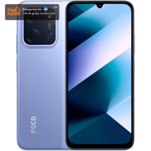 Smartphone Xiaomi POCO C85 4G Purple (Roxo) 8GB RAM 256GB ROM (25078PC3EG) | 25078PC3EG - Imagem 1