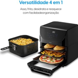 Fritadeira Air Fryer Family Oven Fry Elgin 12L 220V 1.900W 10 funções e Painel Digital - Imagem 8
