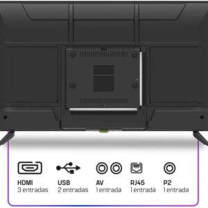 Smart TV HQ 32" HD tela sem bordas Androind 12 design slim HQS32NKHM - Imagem 5