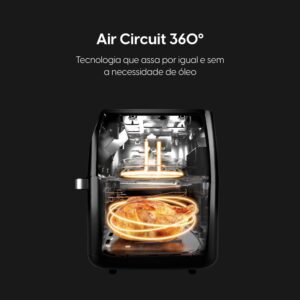 Fritadeira Air Fryer Family Oven Fry Elgin 12L 220V 1.900W 10 funções e Painel Digital - Imagem 10
