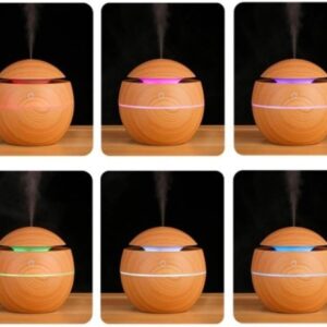 Umidificador Difusor de Ar Ultrassônico Elétrico Silencioso Portátil Aromas de Oleos Essenciais Aromaterapia - Imagem 7