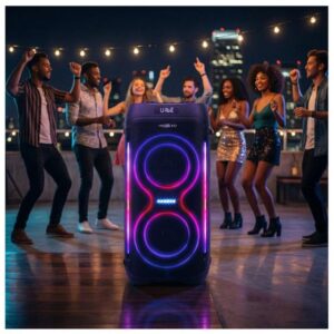 Caixa de Som PartyBox Bluetooth Vivensis Vibe Sound V6 Party 1000W USB - Imagem 4