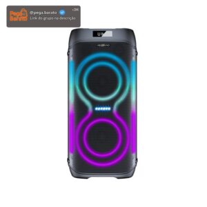 Caixa de Som PartyBox Bluetooth Vivensis Vibe Sound V6 Party 1000W USB - Imagem 1