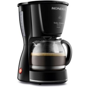 Cafeteira Elétrica Mondial Dolce Arome Black C-30-18X-FB 18 Cafés Preta - Imagem 1
