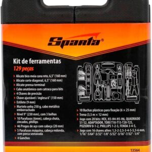 Maleta de Ferramentas Sparta Kit com 129 Peças - Imagem 5