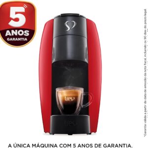 Cafeteira Espresso e Multibebida 3 Corações LOV | TRES, Vermelha, 127V - Imagem 2