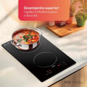 Cooktop De Indução Embutir HQ 2 Bocas Painel Touch 3500W Preto HQ-IDE3502 220V - Imagem 6
