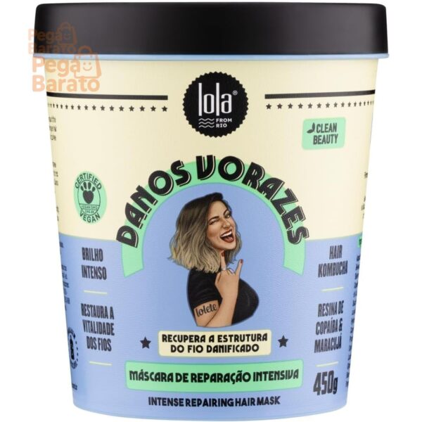 Máscara de Tratamento Lola Cosmetics Danos Vorazes | 450g