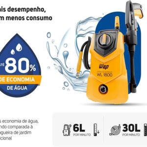 Lavadora de Alta Pressão WAP 1500psi 127V | WL 1800, 1400W, 360L/h, Portátil, com Jato em Leque e Concentrado - Imagem 12