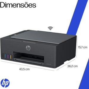 Impressora Multifuncional HP Smart Tank 589 Tanque de Tinta | Colorida, Wi-Fi, USB, Alta Economia, Copiadora e Scanner, 5D1A8A - Imagem 10