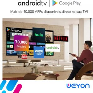 Smart Tv Weyon 40'' Full Hd | 40wdsnbx, Wi-fi, Android 14 - Imagem 2