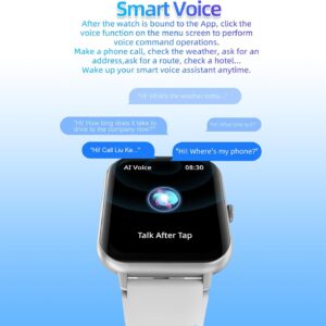 Bettdow SmartWatch, relogio smartwatch feminino com 1.83" Ecrã tátil, à prova d'água IP67, Recebimento de Notificações, relogio masculino com 100+ Modos Esportivos Faz e Recebe Ligações (Rosa) - Imagem 6