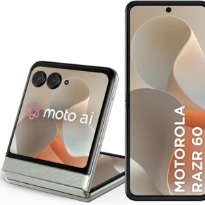 Smartphone Motorola Razr 60-256GB 24GB (12GB RAM+12GB Ram Boost) Tela dobrável 6,9" pOLED e externa 3,6” Moto AI camera IP48 - Branco - Imagem 1